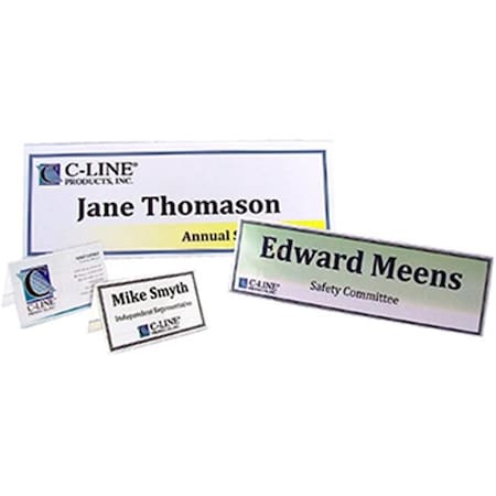 C-Line Products C-Line Products Inc CLI87587 Scored Tent Cardstock White 50 Box 87587